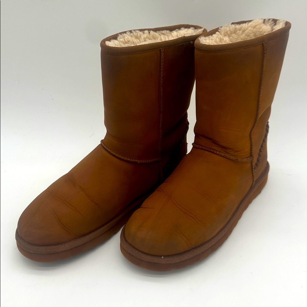 Ugg Pendleton Classic Short Chestnut Shearling Bo… - image 5